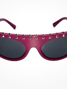 Valentino Sunglass model 4018 in raspberry red size 50-19-140